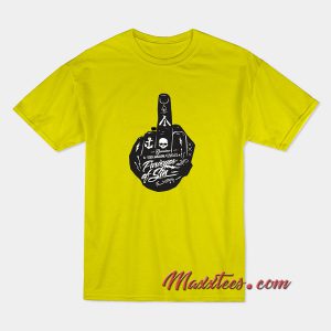 Vulgar Hipster Opposing Art T-Shirt