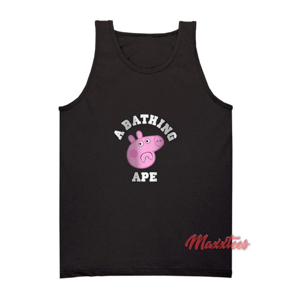 A Bathing Ape X Peppa Pig Tank Top