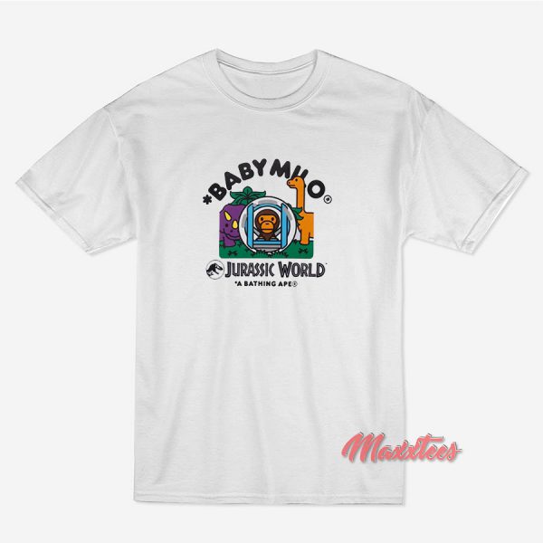 Baby Milo Bape X Jurassic World T-Shirt