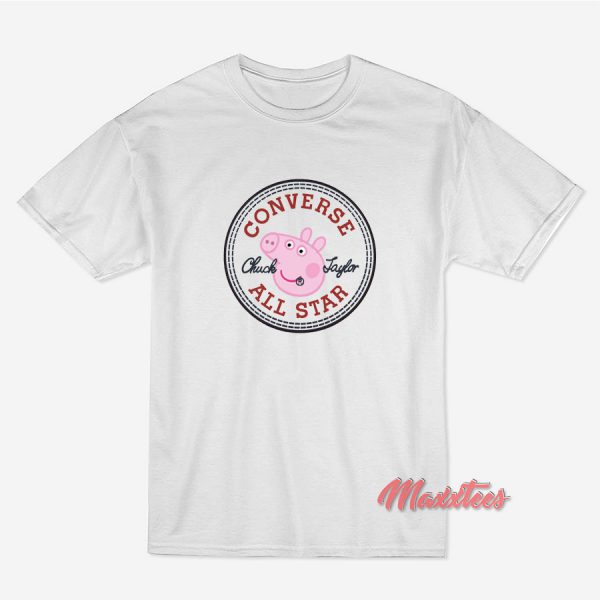 Peppa Pig X Converse Parody T-Shirt