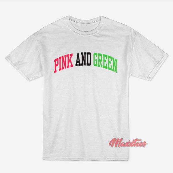 Pink And Green T-Shirt