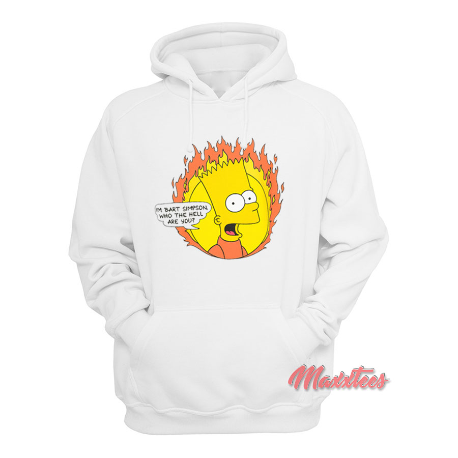 Flamed Off White Hoodie Trendy Graphic