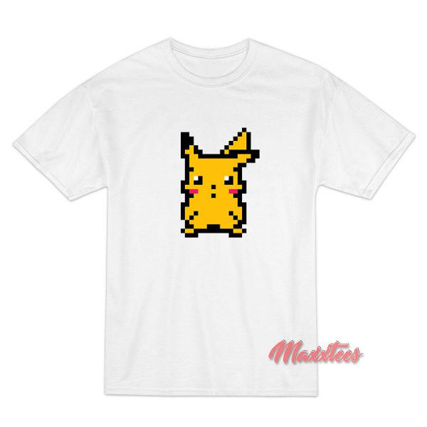 Pokemon Pikachu Pixel T-Shirt