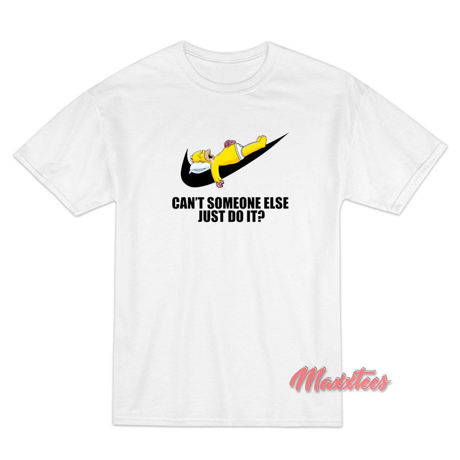 vrijheid Meisje Samengesteld The Simpsons Nike Homer T-Shirt - Sell Trendy Graphic T-Shirt
