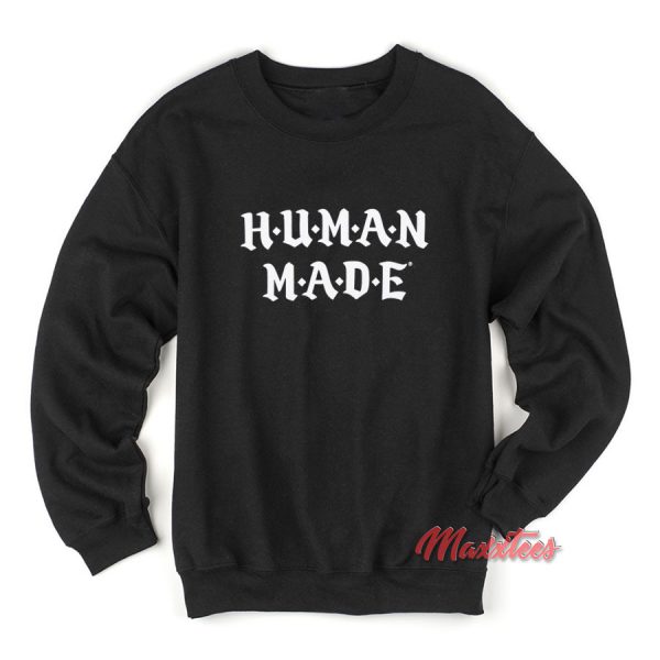 Human Made Flocked Logo Sweatshirt