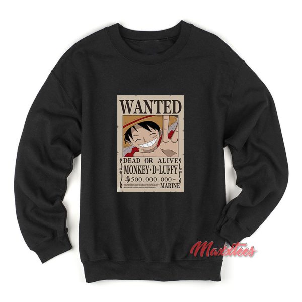 Wanted One Piece Sweatshirt