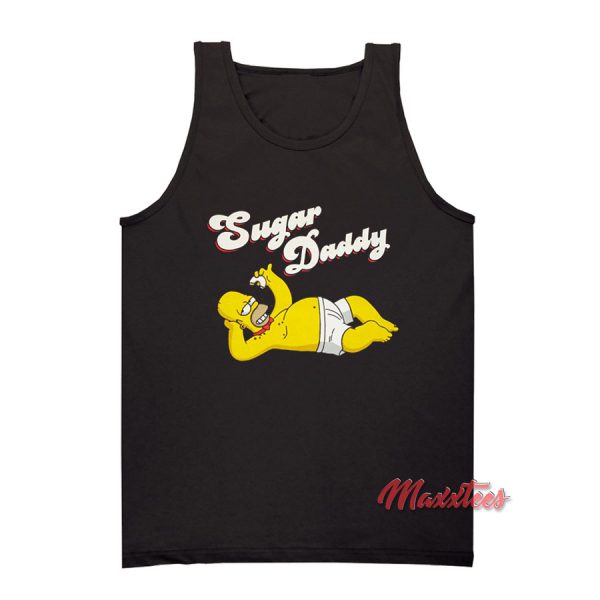 Sugar Daddy Homer The Simpsons Tank Top