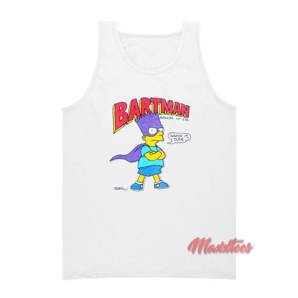 BARTMAN The Simpsons 1989 Tank Top