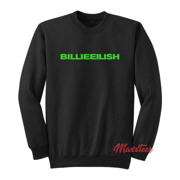 Billie Eilish Name Sweatshirt