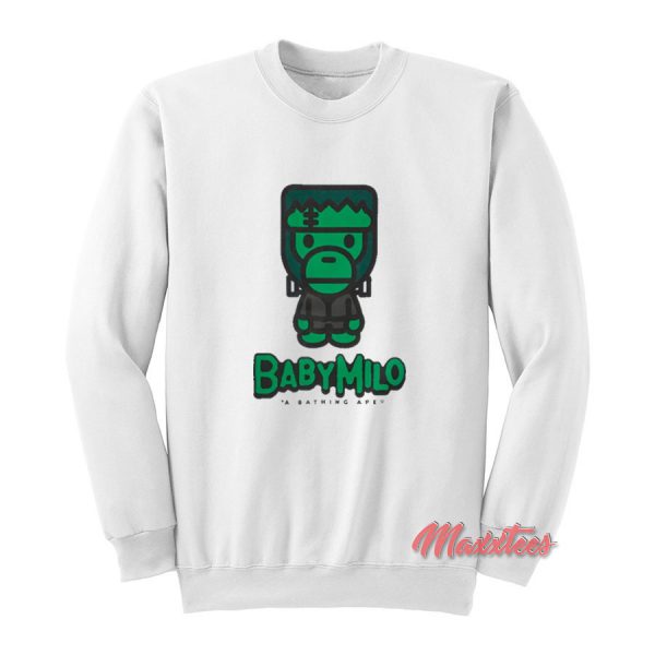 Baby Milo Frankenstein Halloween Sweatshirt