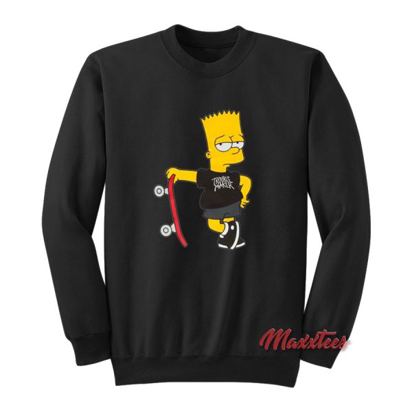Neff x The Simpsons Bart Trouble Maker Sweatshirt