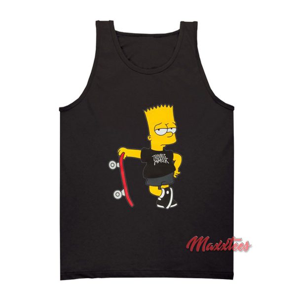 Neff x The Simpsons Bart Trouble Maker Tank Top