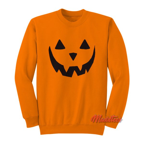 Halloween Pumpkin Face Cheap Sweatshirt