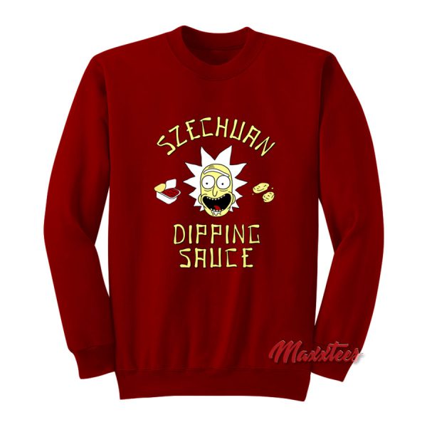 Szechuan Dipping Sauce Rick and Morty Sweatshirt