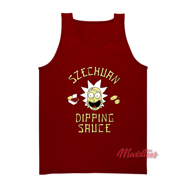 Szechuan Dipping Sauce Rick and Morty Tank Top