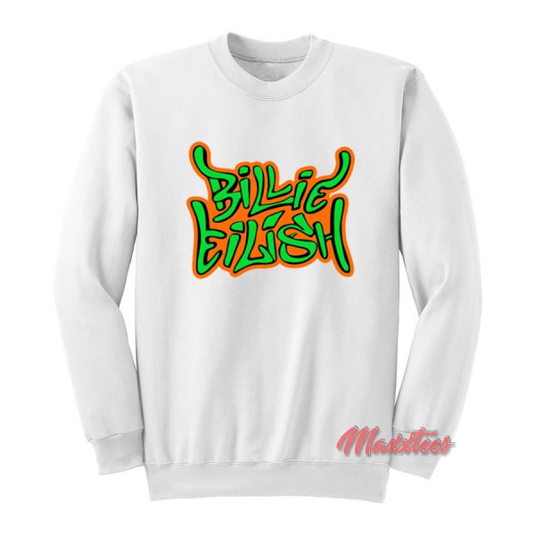 Billie Eilish Graffiti Sweatshirt