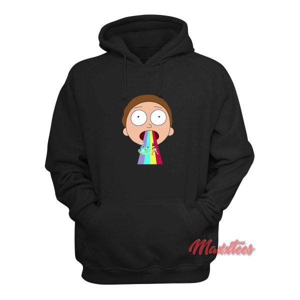 Morty Rainbow Cheap Custom Hoodie