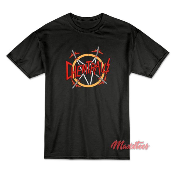 Slayer Parody Chemtrails Logo T-Shirt