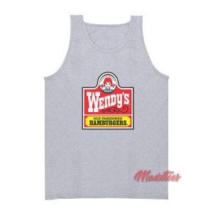 Wendy's Hamburgers Logo Retro Tank Top