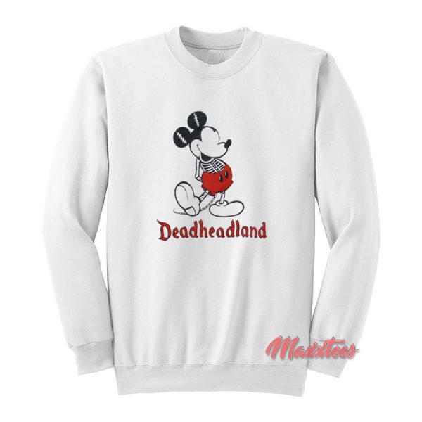 Deadheadland Mickey Mouse Disney Sweatshirt