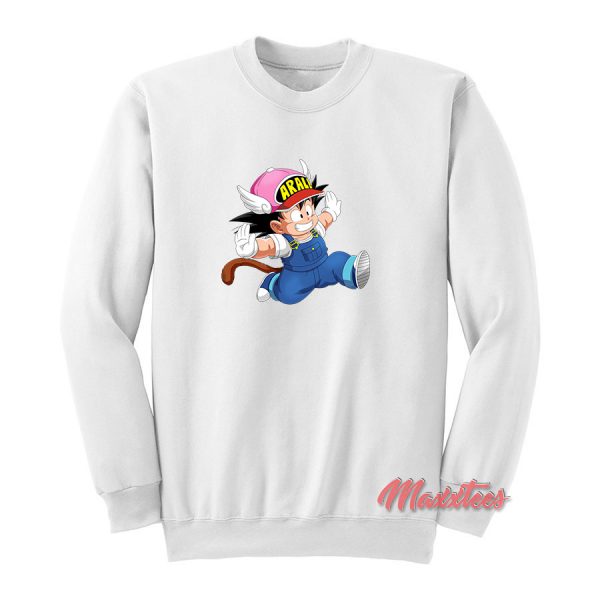 Goku With The Clothes of Arale Sweatshirt
