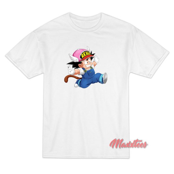 Goku With The Clothes of Arale T-Shirt