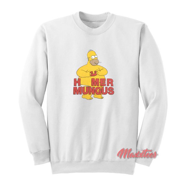 Homer Mungus The Simpsons Sweatshirt
