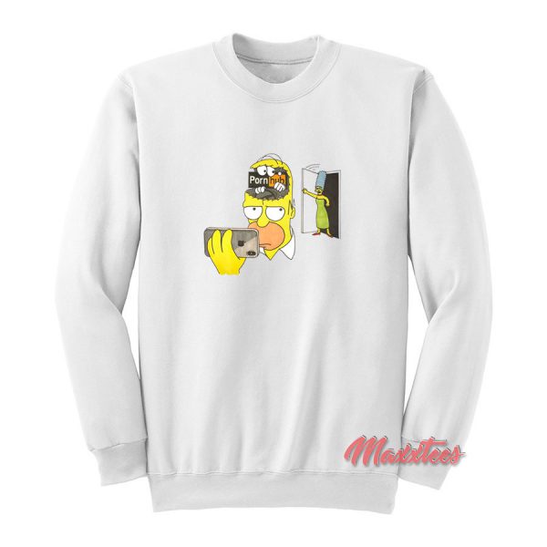 Homer Simpson Brain Pornhub Sweatshirt