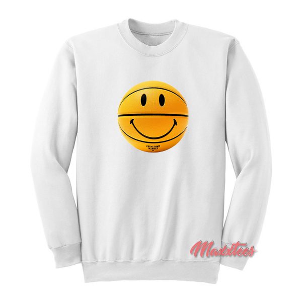 Smiley Basketball Chinatown Market Sweatshirt