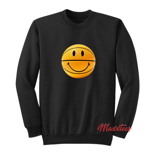 Smiley Yellow Basketball Sweatshirt