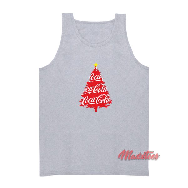 Coca Cola Christmas Tree Tank Top