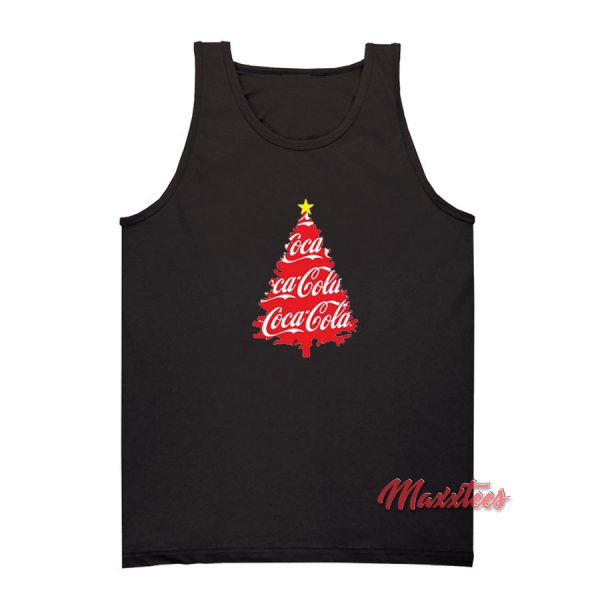 Coca Cola Christmas Tree Tank Top