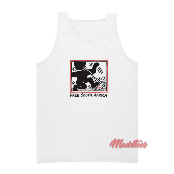 Keith Haring Free South Africa Tank Top