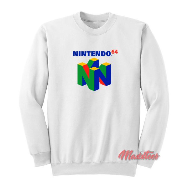 Nintendo 64 Logo Sweatshirt