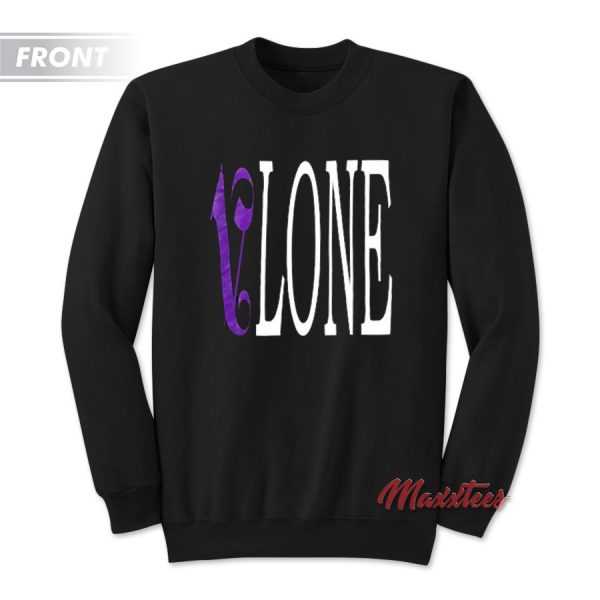 Vlone x Palm Angels Purple Sweatshirt