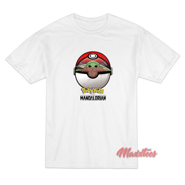 Baby Yoda Pokeball The Mandalorian T-Shirt