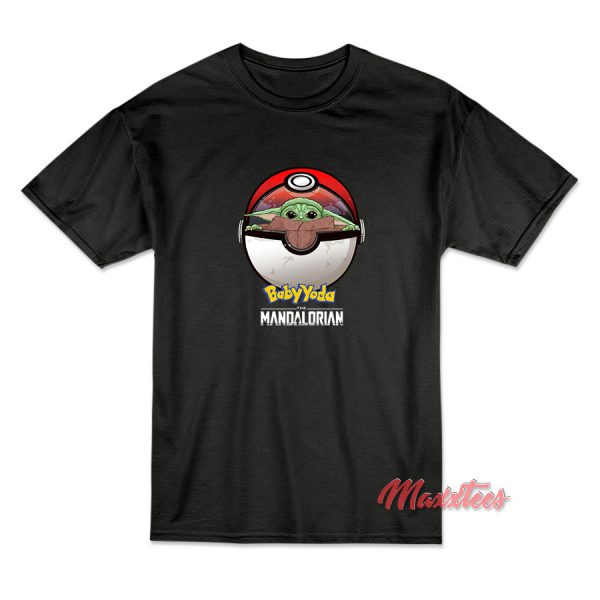 Baby Yoda Pokeball The Mandalorian T-Shirt