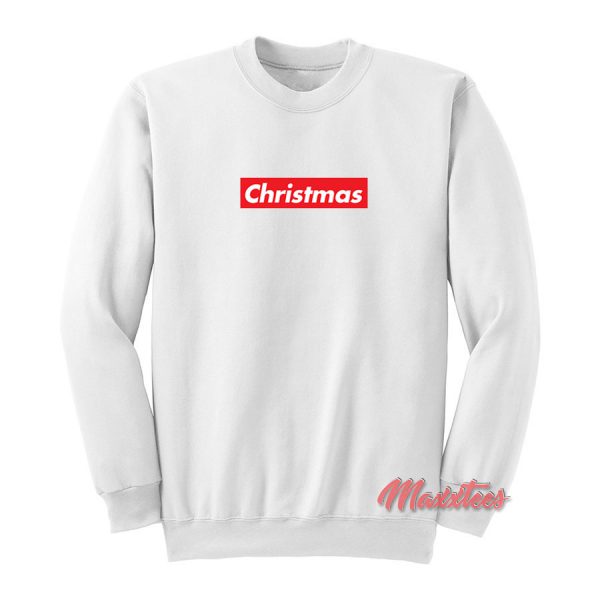 Christmas Box Logo Sweatshirt