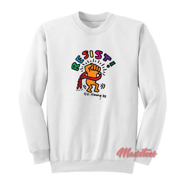 Keith Haring Resist Sweatshirt