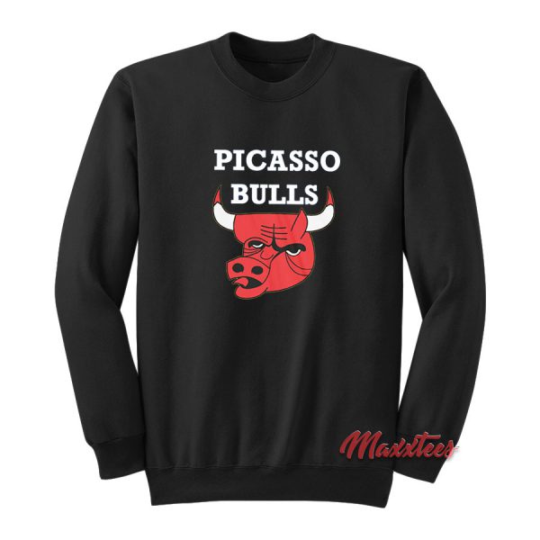 Picasso Bulls Parody Sweatshirt