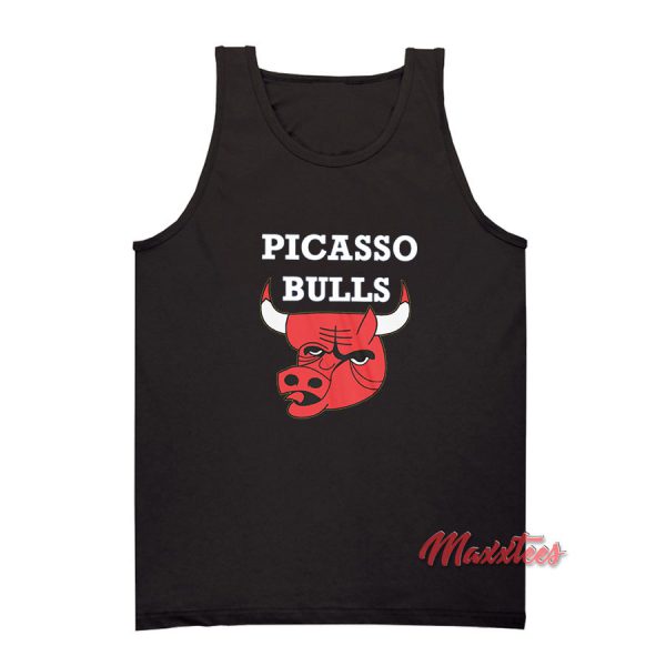 Picasso Bulls Parody Tank Top