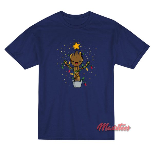 Baby Groot Tree Christmas T-Shirt