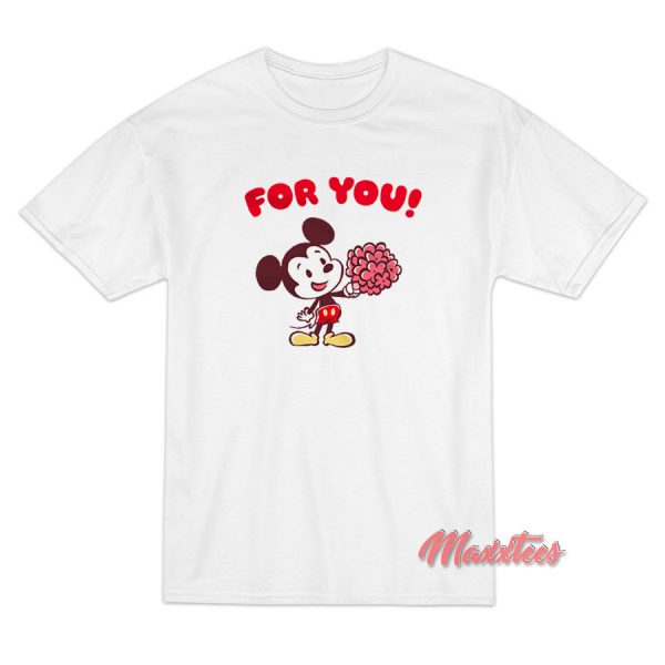Mickey Mouse Valentines For You T-Shirt