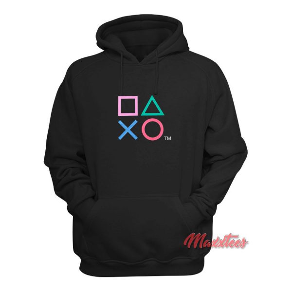 PlayStation Button Icons Hoodie