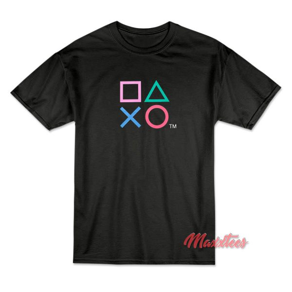 PlayStation Button Icons T-Shirt