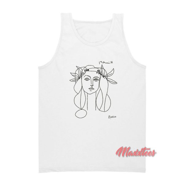 Picasso Head of a Woman Tank Top