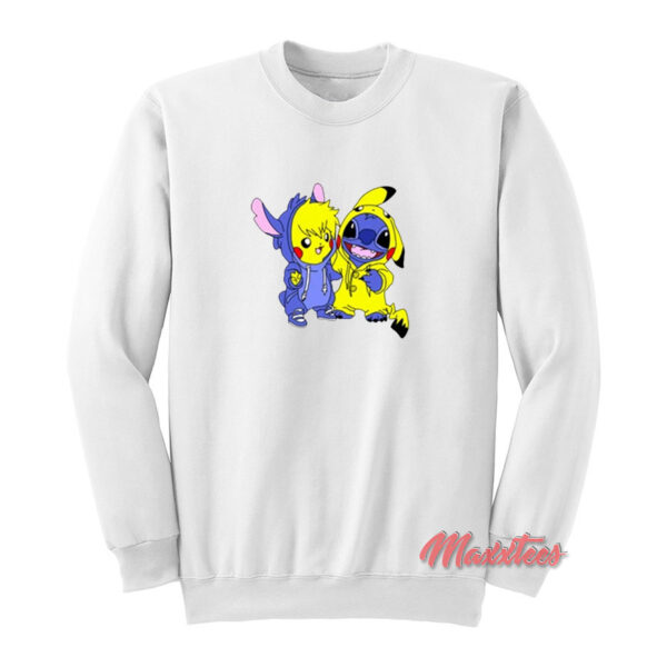 Pikachu and Stitch Sweatshirt