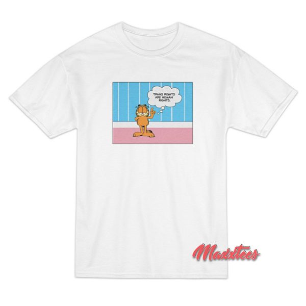 Garfield Trans Rights Are Human Rights T-Shirt