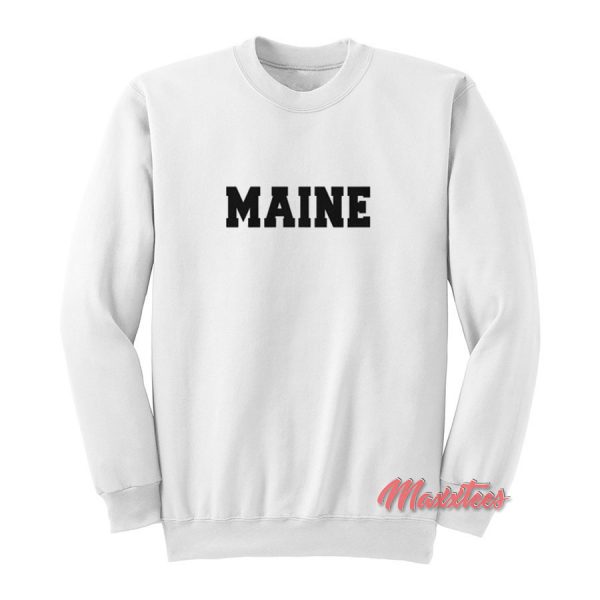 Maine Sweatshirt Cheap Custom