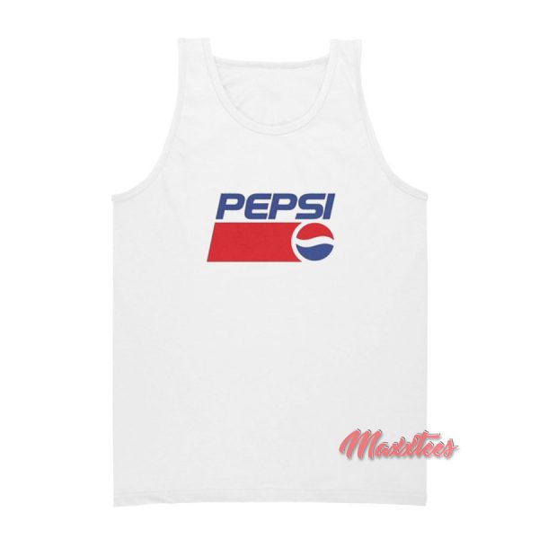 Pepsi Logo Tank Top Cheap Custom